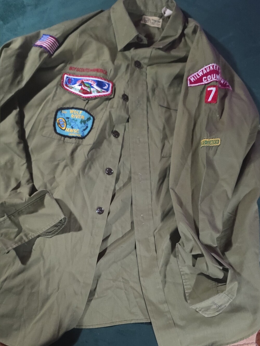 Vintage Boy Scouts Of America Scout Shirt. 70s